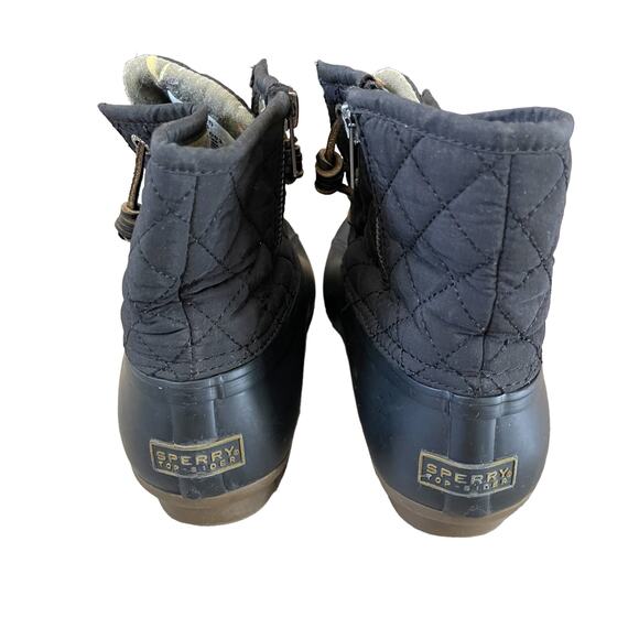 Sperry Women's Saltwater Quilted Duck Boot Size 7.5 - Picture 5 of 9